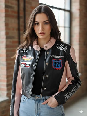 Oliwkowa kurtka z kapturem lekko ocieplana wiosna - jesień