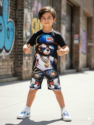 Komplet bawełniany chłopięcy