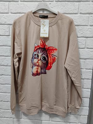Bluza z kotkiem