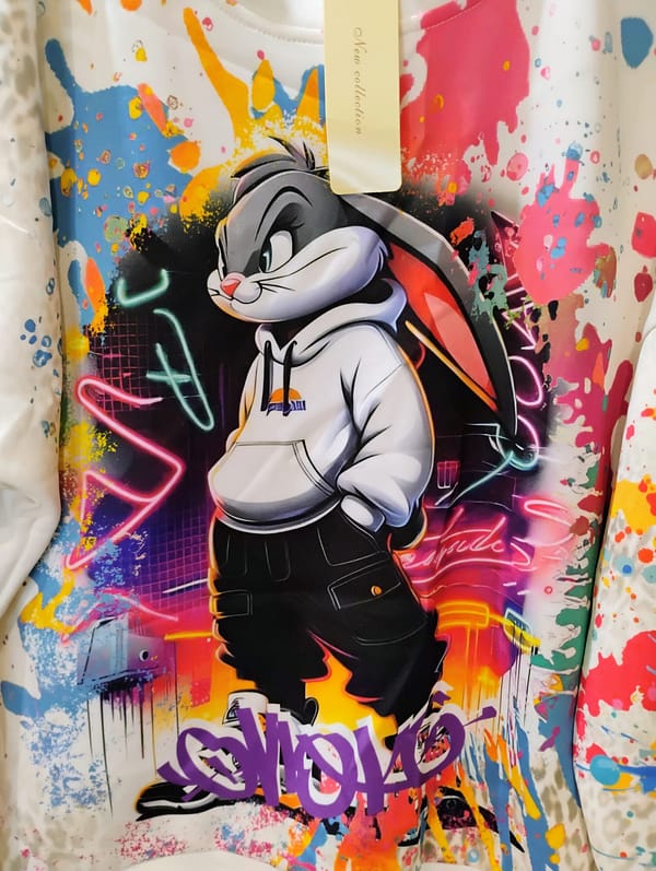 Bluza masełko z królikiem - obrazek 2