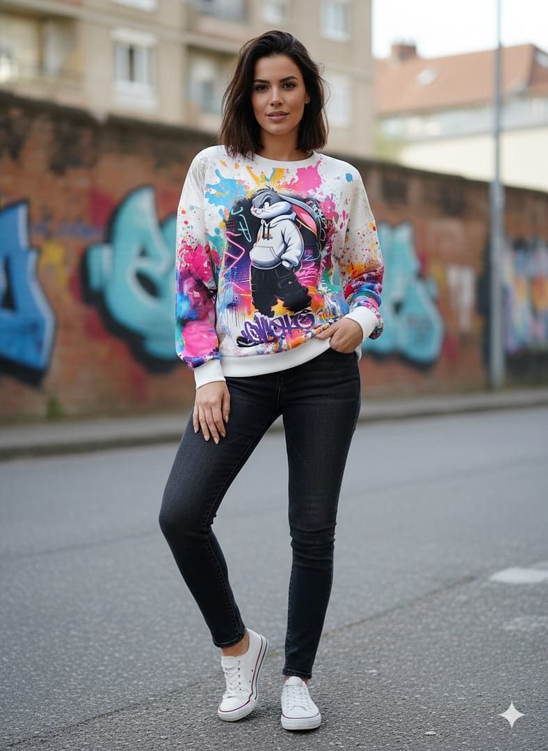 Bluza masełko z królikiem