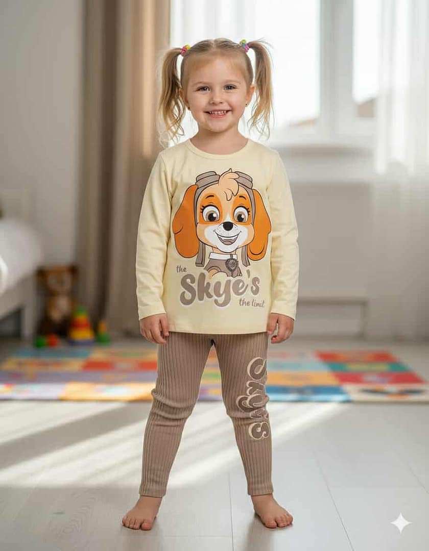 Komplet bluzeczka + legginsy prążek