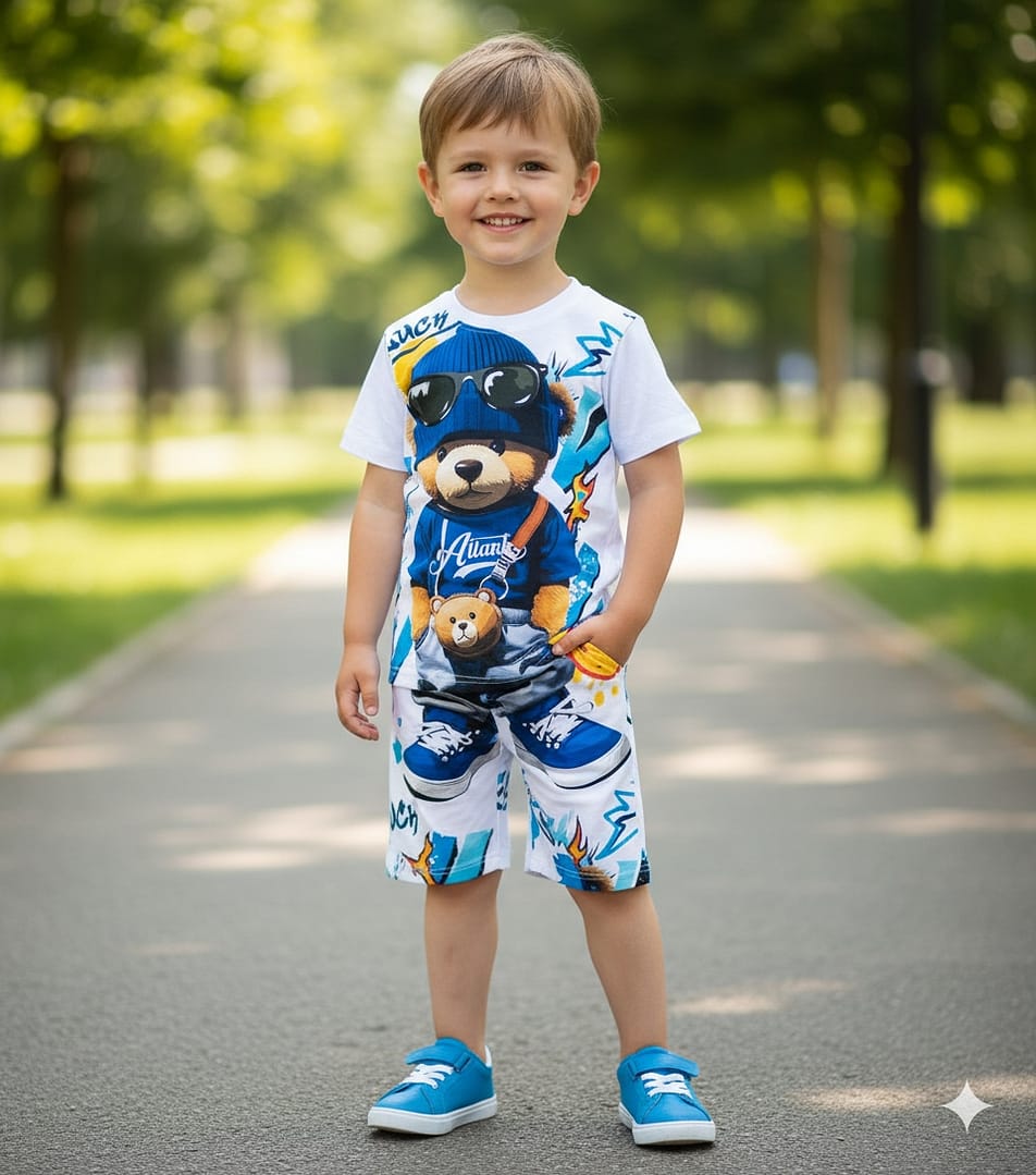 Komplet bawełniany chłopięcy